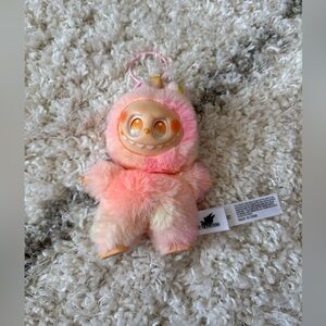 POP MART Labubu plush hanging pendant keychain from "The Monsters" series GUC